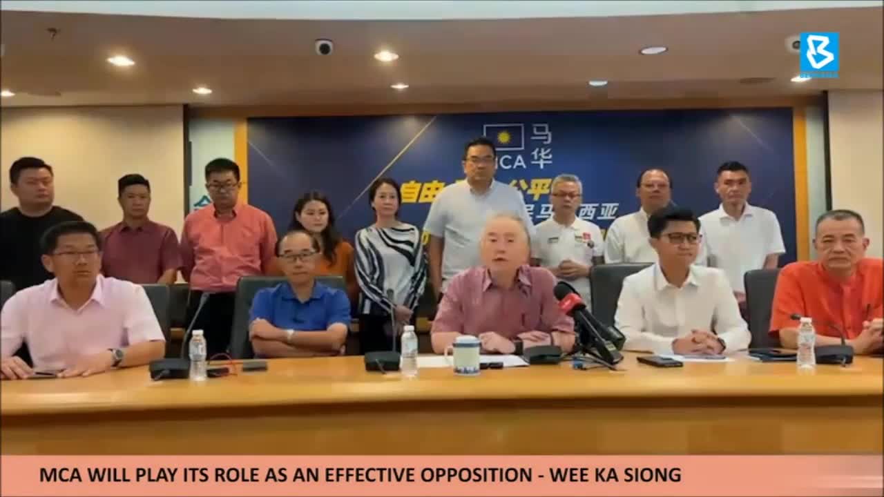 MCA will play its role as an effective opposition - Wee Ka Siong