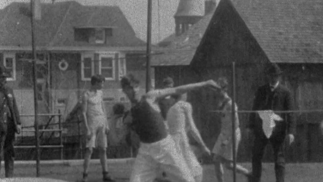 High School Field Exercises, Missouri Commission (1904 Original Black & White Film)