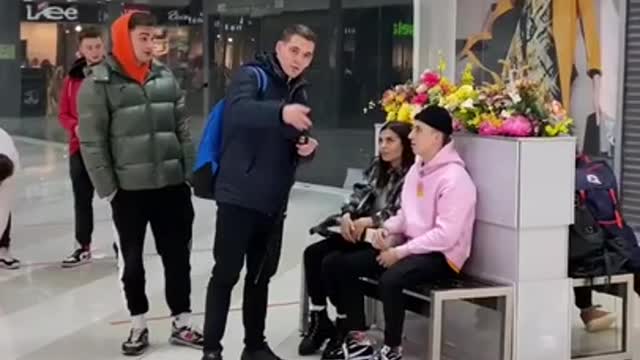 Funny Video Prank at public #best prank 2022