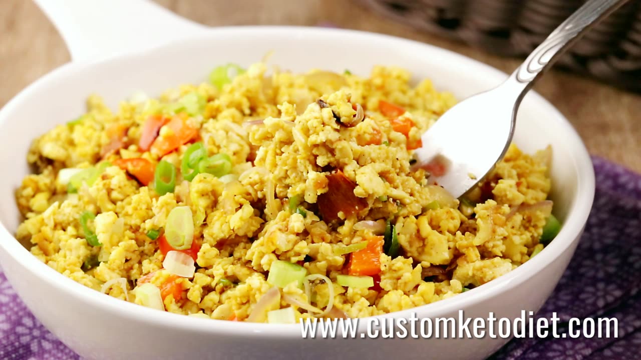 Curried tofu Scramble