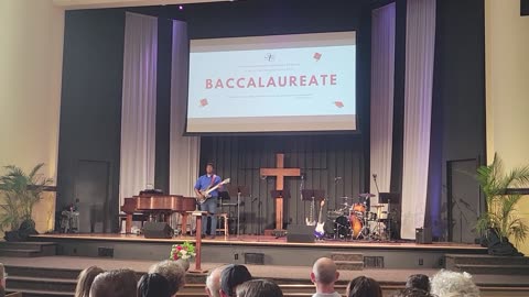 Daniel at Baccalaureate 06/01/23