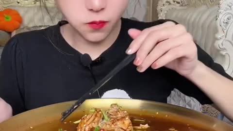 It's so delicious😋 I ate a few brains🤔