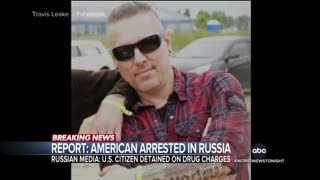 American arrested in Russia on drug trafficking charges