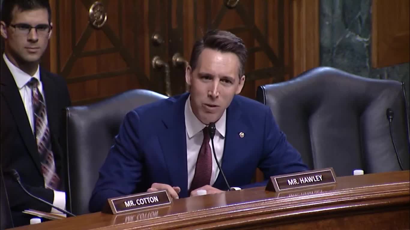 Sen. Hawley Presses Biden Judicial Nominee On Whether Rape Should Have Mandatory Minimums