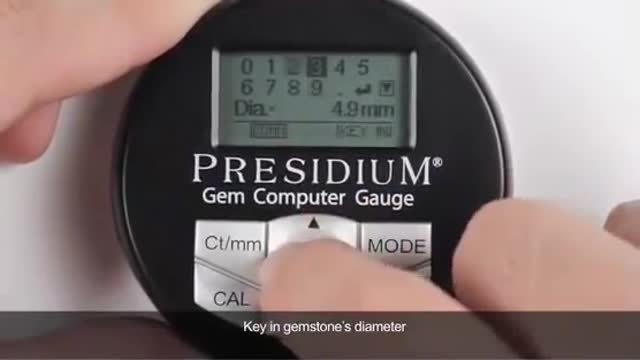 Gemstone Measurement Estimator Testing with Presidium Gem Co