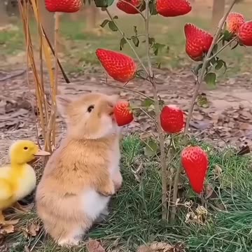 New Cute rabbit😍😍😍relaxing very viral funny video