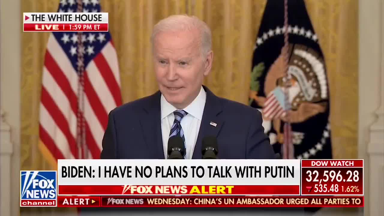 Biden Says Sanctions To Prevent Were Never Expected To Prevent