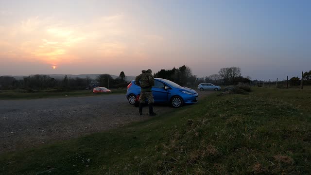 Getting ready for a hike to Brat tor