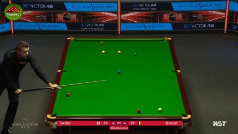 Mark Selby Vs Luca Brecel 2022 English Open Frame 9