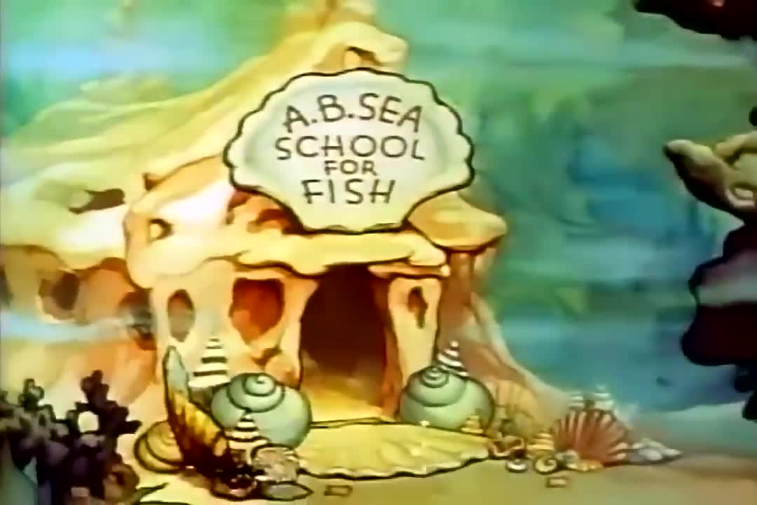 Fleischer Studios Educated Fish 1937 Cartoon (public Domain)