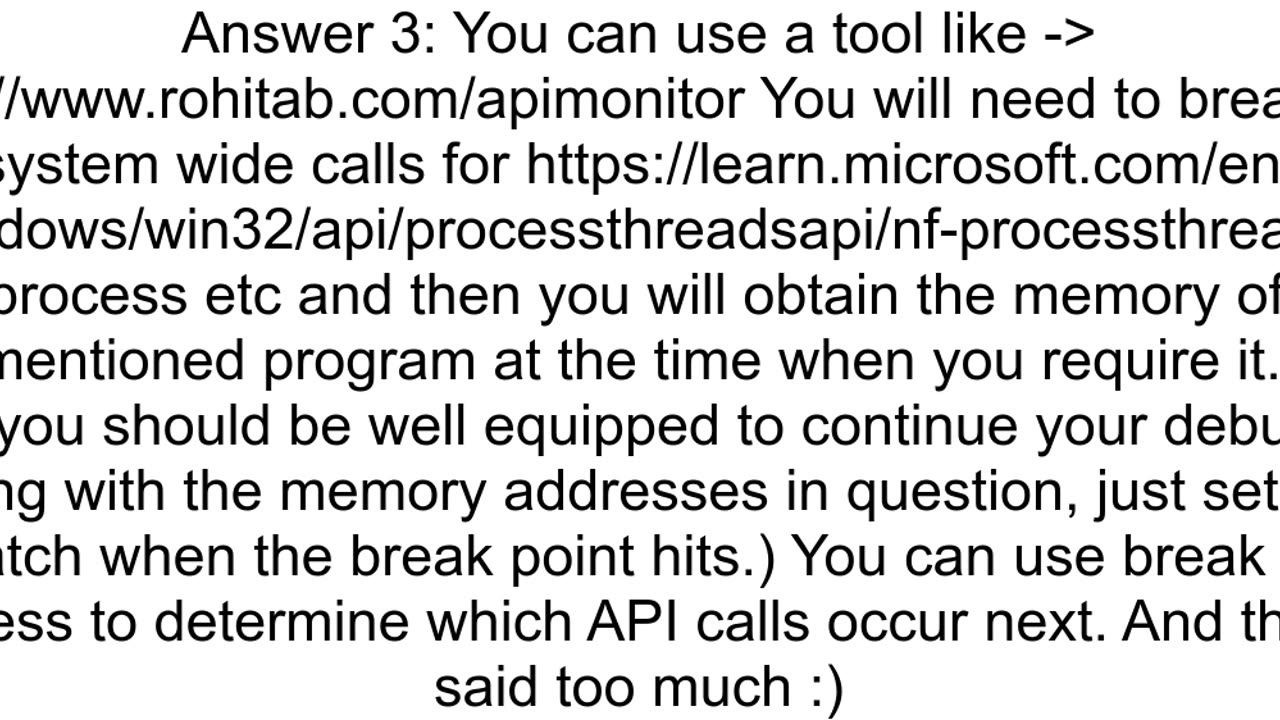 read memory of another process using address of variable