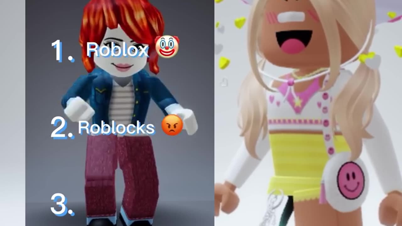 WHY IS SHE PLAYING ROBLOX 😭🤨