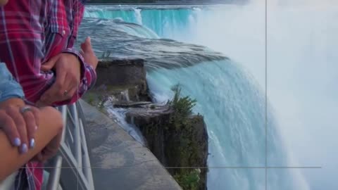 Niagara Falls, a natural wonder that straddles the border of Canada to USA #shorts #short #travel