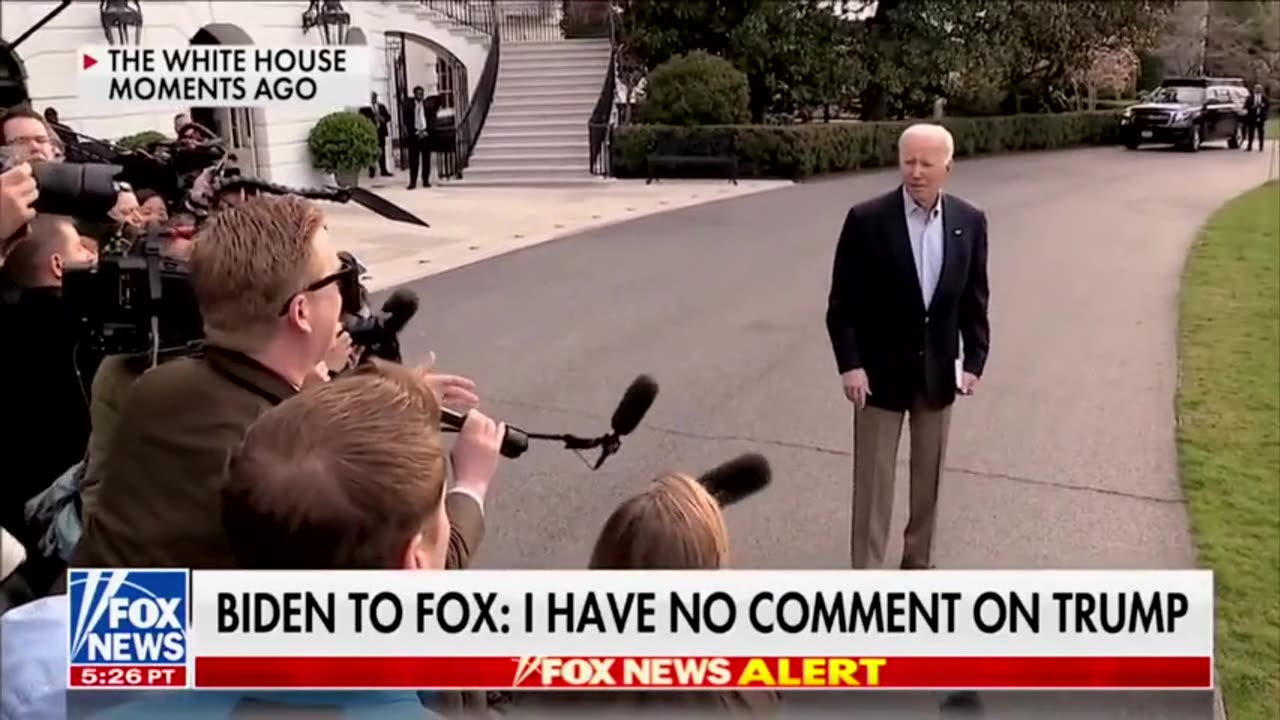 Joe Biden REFUSES To Comment On The Trump Indictment