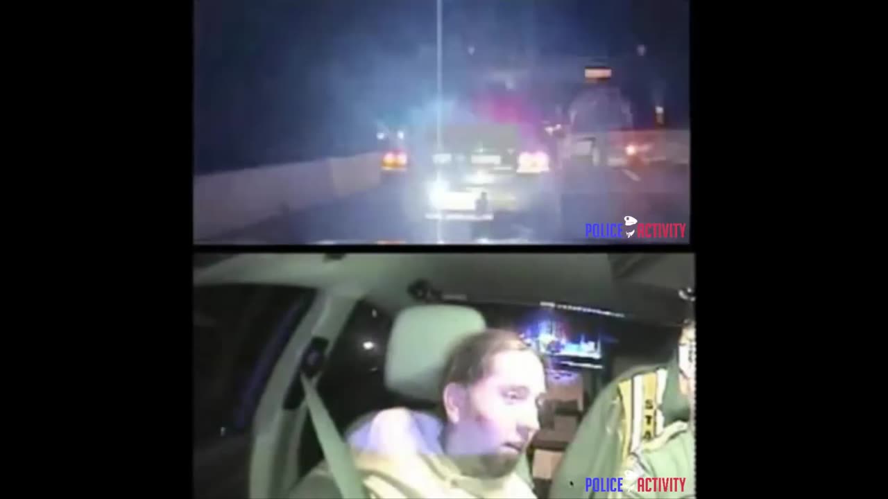 Dashcam Video Of Tulsa Police Chase With Drunk Driver