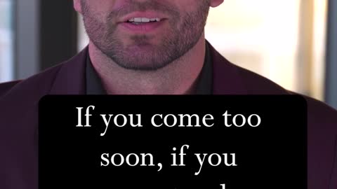 What If You Bust Too Soon