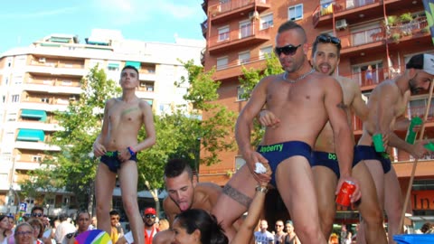 Barcelona Gay LGBTQIA+ Pride 2015.. Art Barcelona BoyBerry