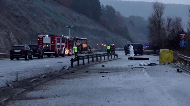 At least 45 people killed in Bulgaria bus crash