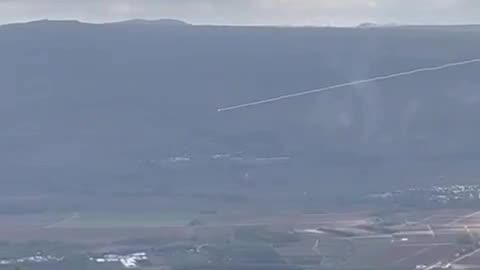 Earlier today: Rocket intercepted in northern Israel.