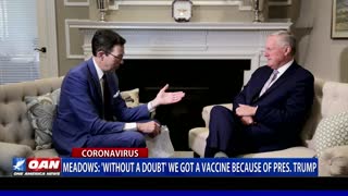 Meadows: ‘Without a doubt’ we got a vaccine because of President Trump