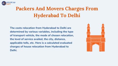 Packers And Movers Charges From Hyderabad To Delhi