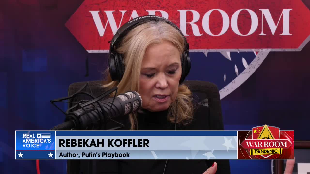 Author Rebekah Koffler in Studio, Talks Ukraine, Russia, & “Putin’s Playbook”