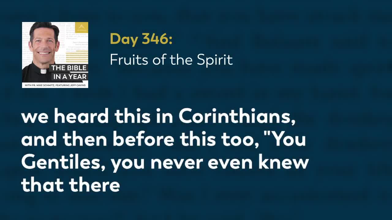 Day 346: Fruits of the Spirit — The Bible in a Year (with Fr. Mike Schmitz)