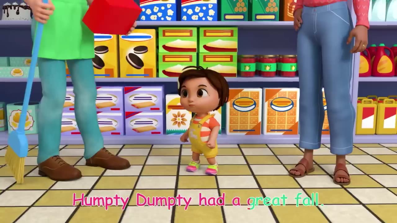 Humpty Dumpty Grocery Store | CoComelon Nursery Rhymes & Kids Songs