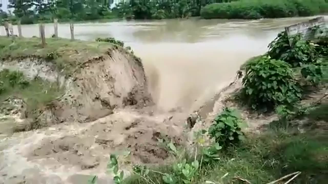 Indian Village Flood Video