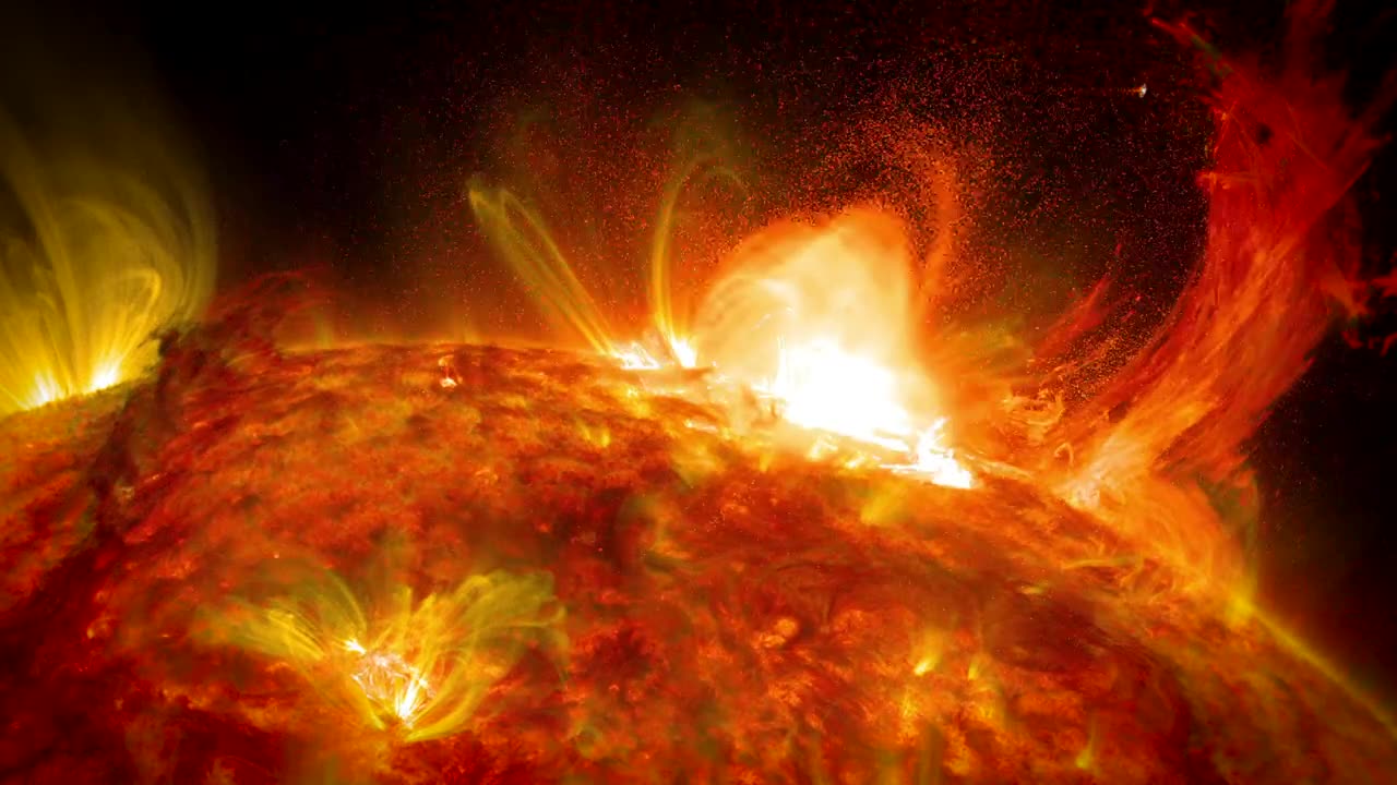 NASA | Twisting Solar Eruption and Flare