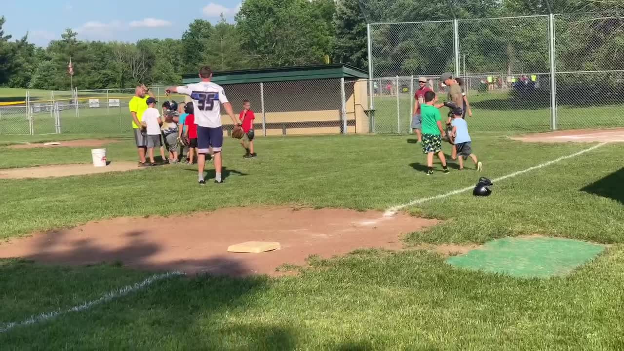 Baseball practice