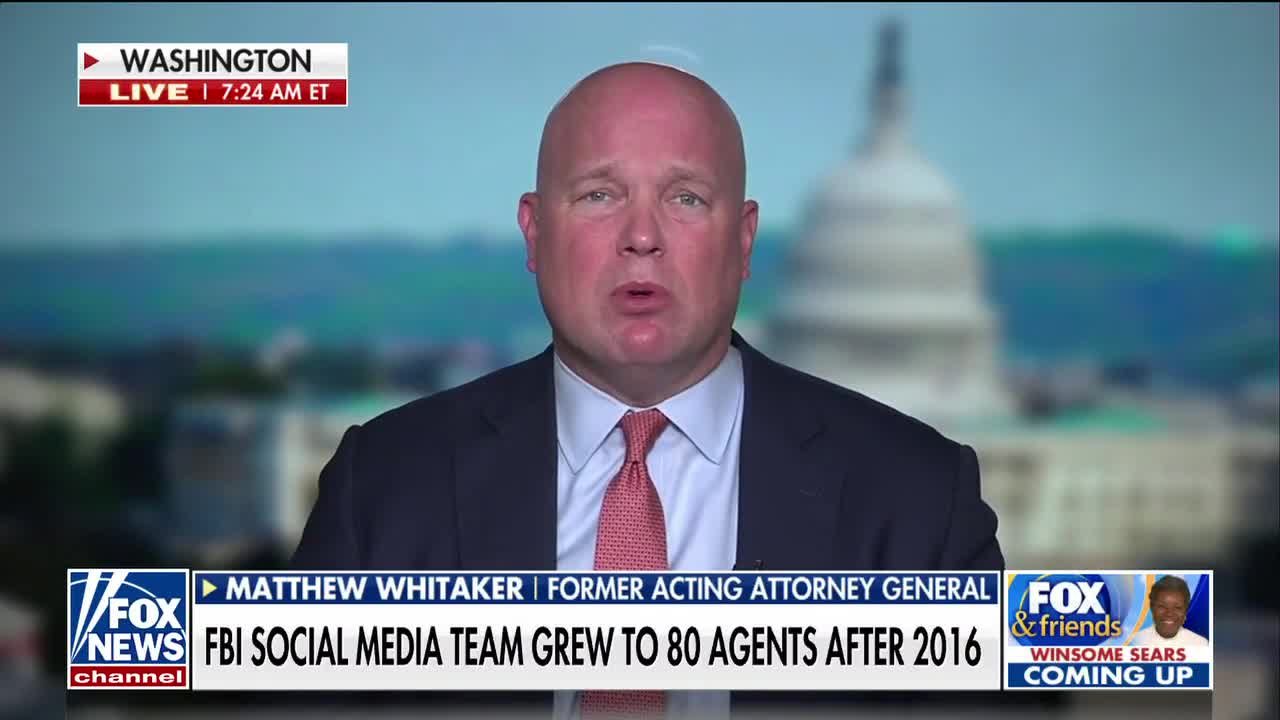 How FBI's connection with Twitter is 'next level': Whitaker