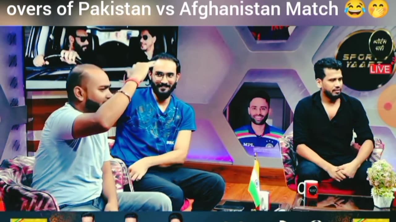 Indian YouTubers react Pakistan vs Afghanistan match during last 2 ball