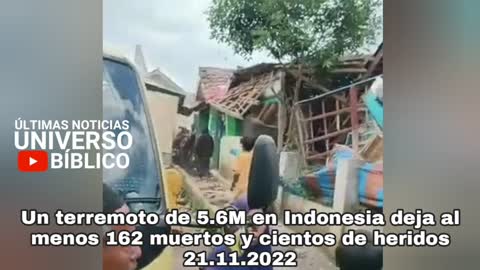 Así se vivió el fatal Terremoto de 5.6M en Indonesia