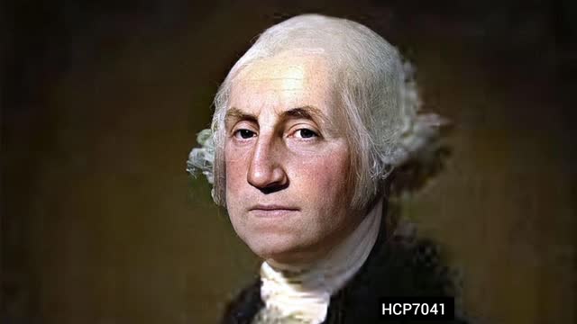 George Washington First President of USA, AI Animation, Restored Painting | HCP7041 | Subscribe ❤👍