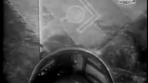 Dive Bombing in a World War 2 Aircraft US Navy Training Film 1943