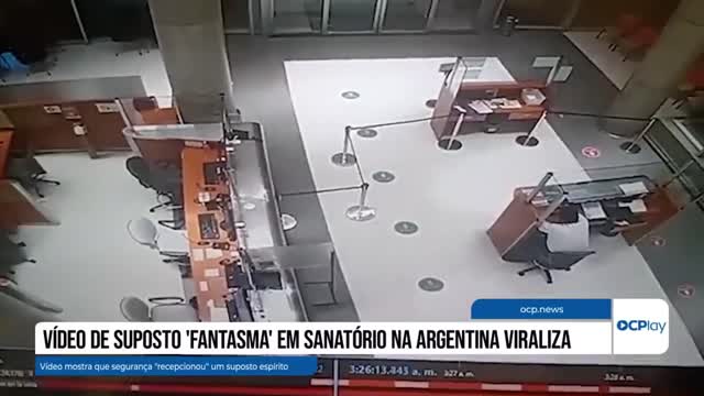 Vídeo de suposto 'fantasma' em sanatório na Argentina viraliza