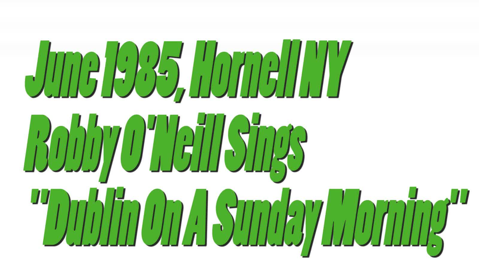 Robby O'Neill, Dublin On A Sunday Morning