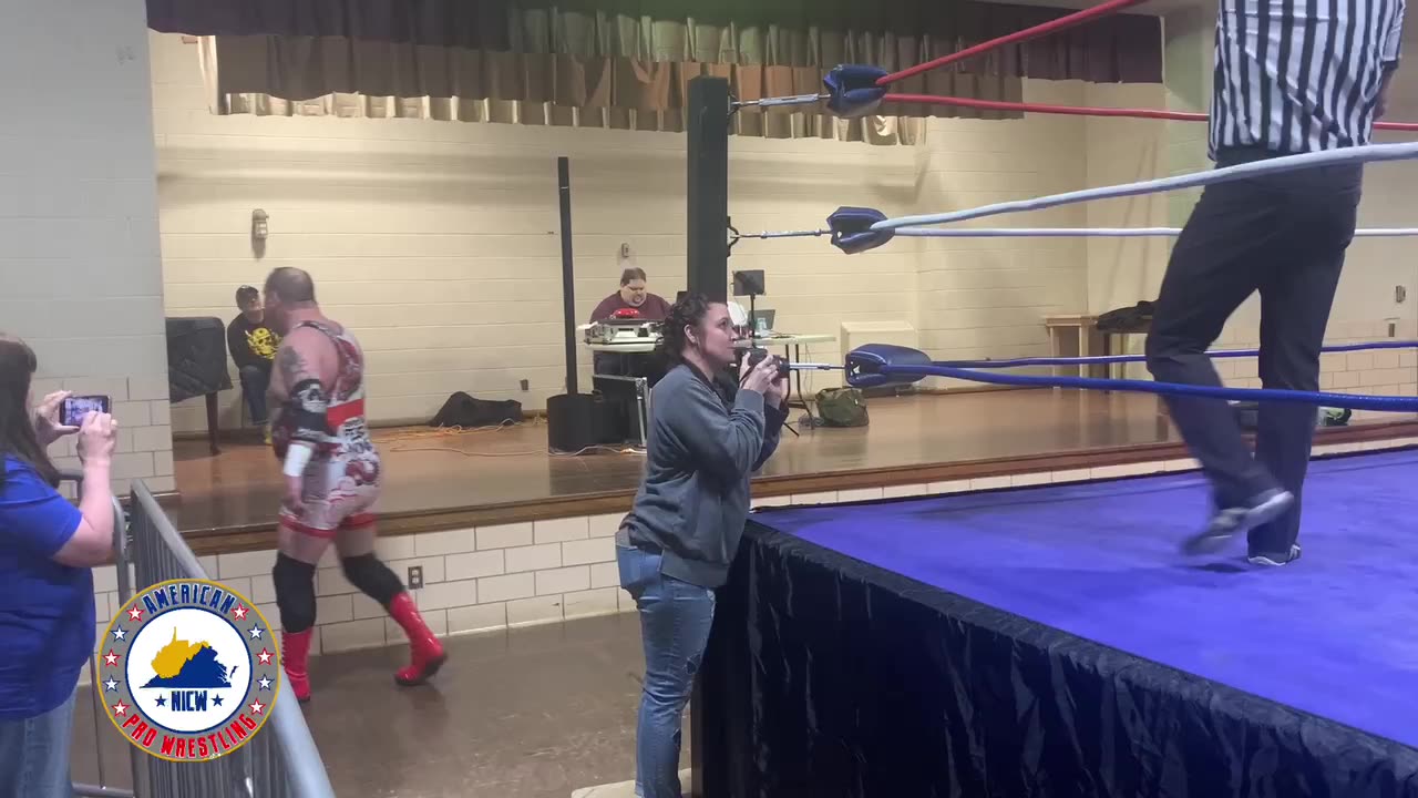 American Pro Wrestling:(American Championship)(C)Lance Erickson vs Yela Man