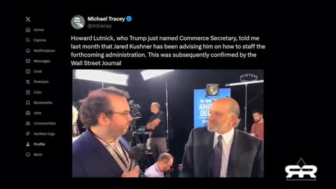 Jared Kushner Involved in Staffing the New Trump Administration