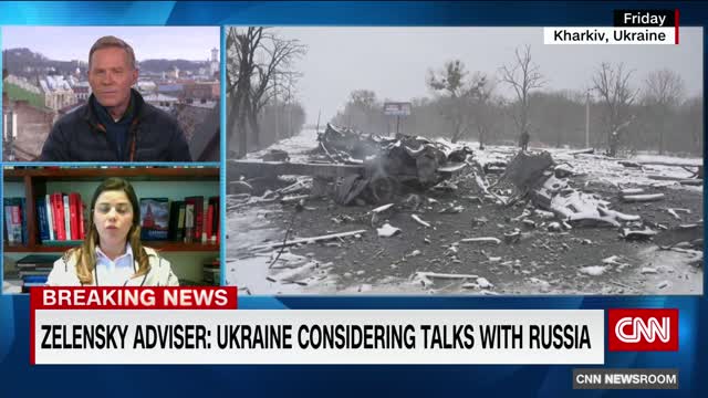 See how Russian state TV is covering the war in Ukraine