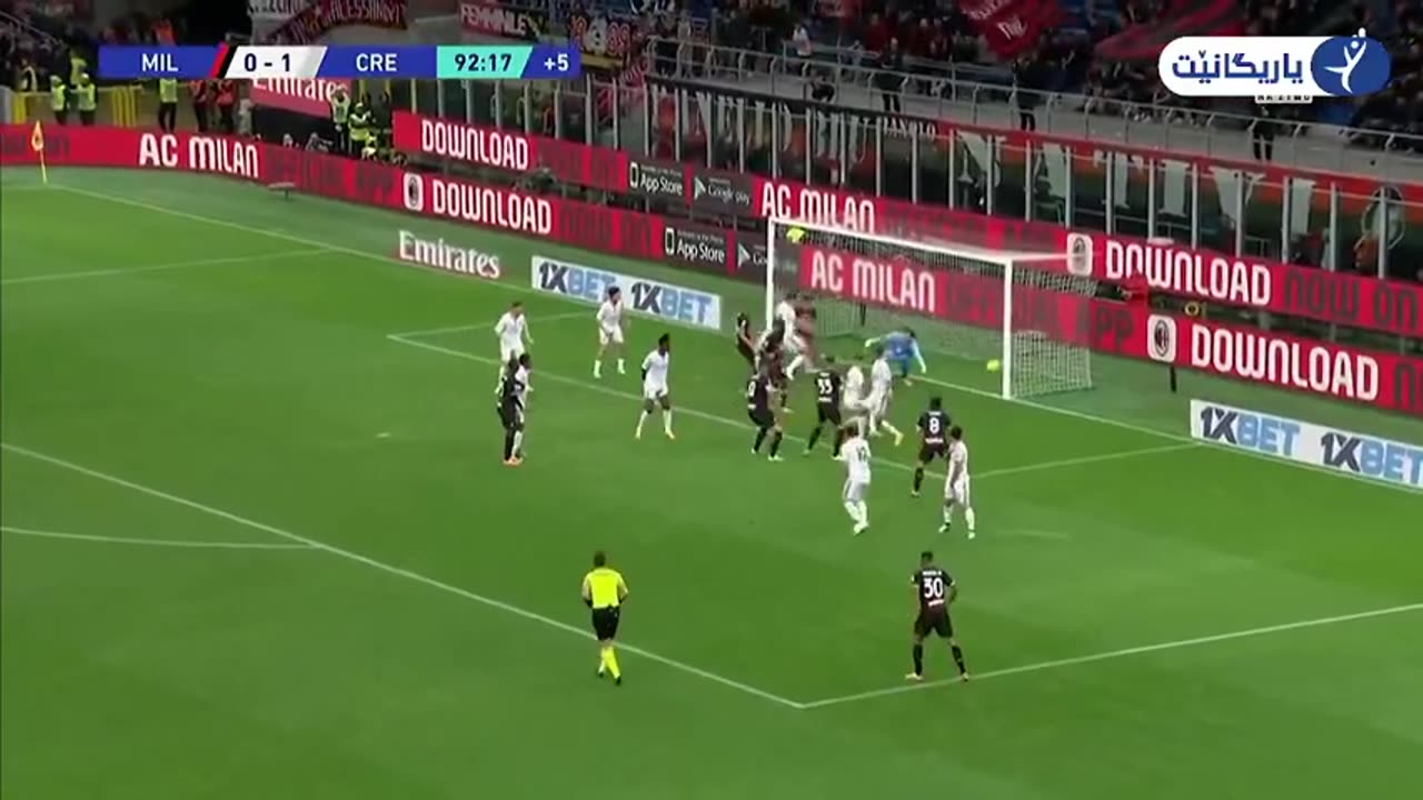 AC Milan 's first goal against Cremonese 2023