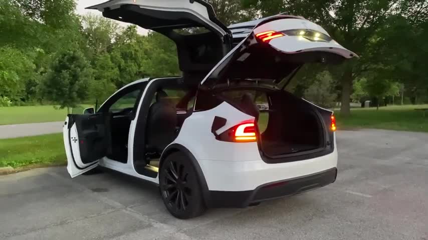 Model X Plaid - Light Show