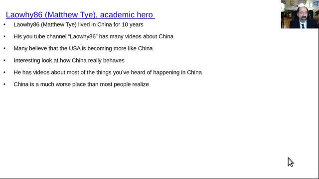 Laowhy86, China expert, academic hero