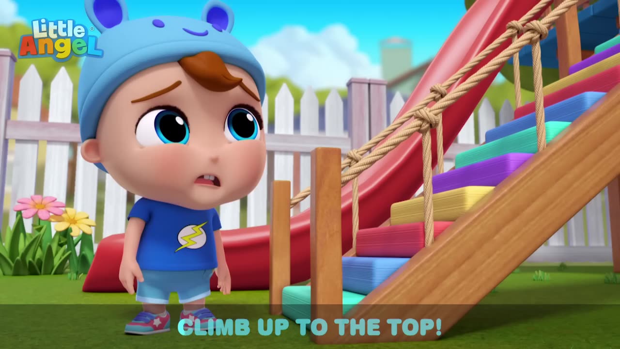 Trampoline Playtime with Manny _ @LittleAngel Kids Songs & Nursery Rhymes