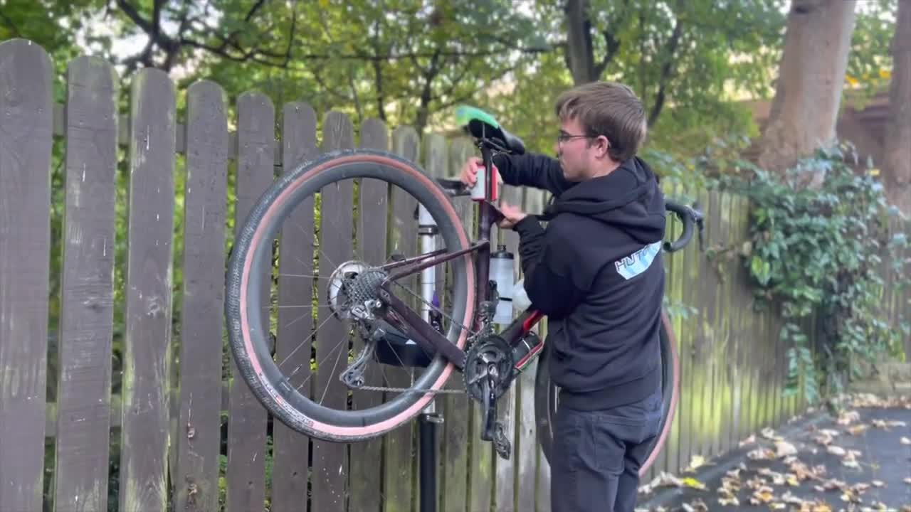 The bikes first proper clean in three months