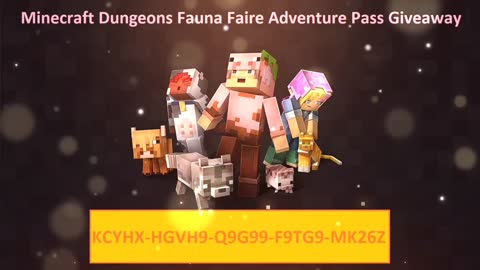 Minecraft Dungeons Fauna Faire Adventure Pass Giveaway