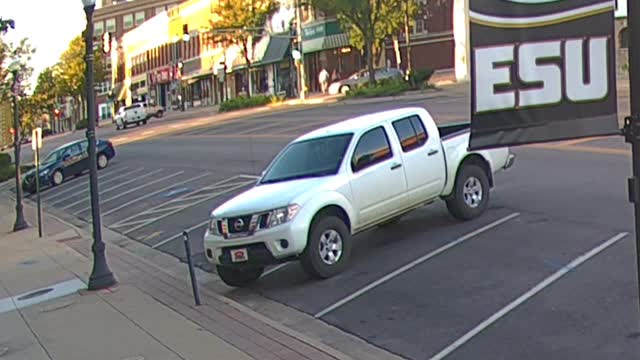 Car Hits Traffic Light Knocking it Over