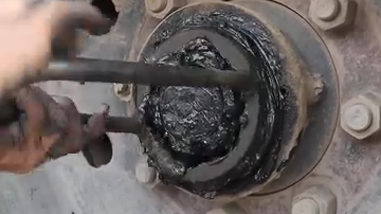 greasing tractor bearings