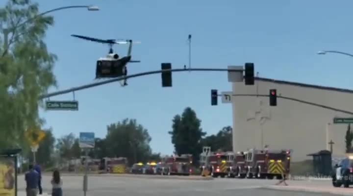 Multiple people shot at a church in Laguna Woods, California. At least 1 person dead and 4 injured